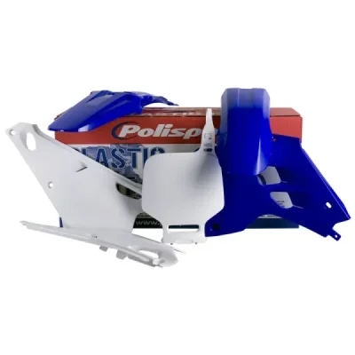 Zestaw plastików Body Kit Polisport niebieski 98 biały (90104) Zestaw plastików Body Kit Polisport niebieski 98 biały (90104)