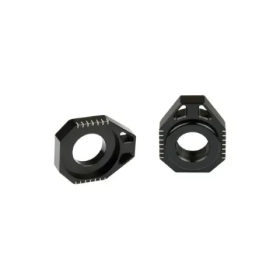 Napinacz tylnej osi kolor czarny KTM 125-450 SX/SXF '23-'25, 250-500 EXCF '24-'25, 250-450 XCF '23-'25 - Scar