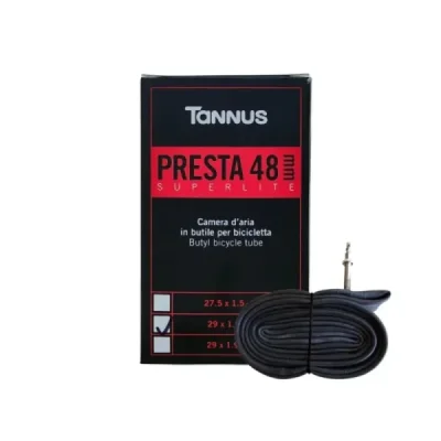Dętka rowerowa Tannus 700X23-28C wentyl rowerowy 48 mm Dętka rowerowa Tannus 700X23-28C wentyl rowerowy 48 mm