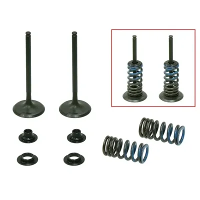 Zawory ssące ze sprężynami Psychic stalowe Honda CRF 250 R 04-07 CRF 250 X 04-17 - XU-09526IK