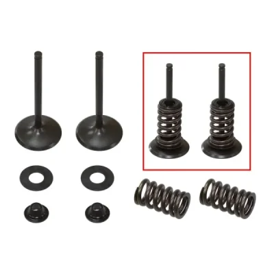 Zawory ssące ze sprężynami Psychic stalowe Kawasaki KXF 450 06-08 KFX 450 R 08-13 - XU-09164IK
