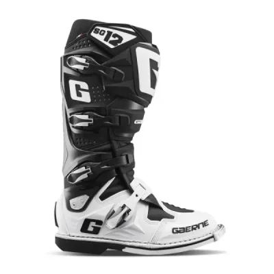 Gaerne Buty Cross/Enduro Model Sg-12 Black/White Czarny/Biały 42 Gaerne Buty Cross/Enduro Model Sg-12 Black/White Czarny/Biały 42