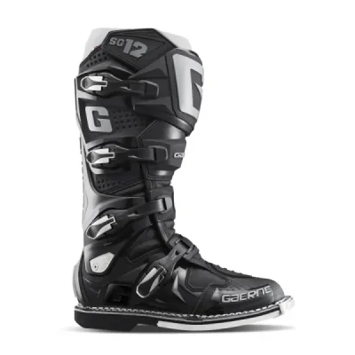 Gaerne Buty Cross/Enduro Model Sg-12 Black Czarny 48 Gaerne Buty Cross/Enduro Model Sg-12 Black Czarny 48