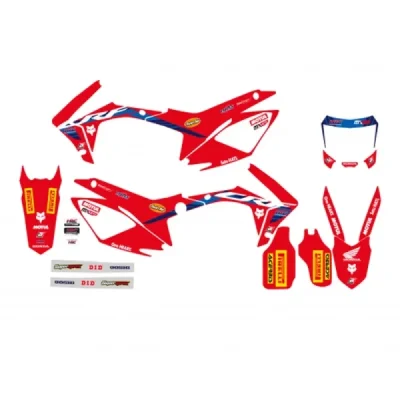 Blackbird Komplet Naklejek (Oklein) Honda Crf 250R '14-'17, Crf 450R '13-'16 Replica Team Hrc 23