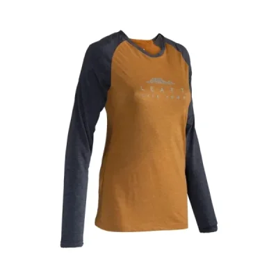 Leatt Koszulka Rowerowa (Damska) Mtb Allmtn 3.0 Jersey Women Peanut Brązowy/Czarny S Leatt Koszulka Rowerowa (Damska) Mtb Allmtn 3.0 Jersey Women Peanut Brązowy/Czarny S