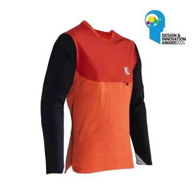 Leatt Koszulka Rowerowa Mtb Allmtn 5.0 Jersey Glow Pomarańczowy/Czarny L Leatt Koszulka Rowerowa Mtb Allmtn 5.0 Jersey Glow Pomarańczowy/Czarny L