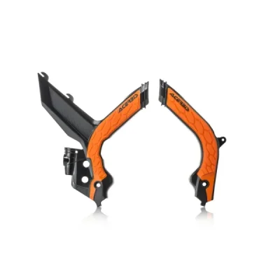 Osłony ramy Acerbis X-Grip KTM EXC XC 20-23 czarno-pomarańczowe (0024009.313)