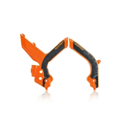 Osłony ramy Acerbis X-Grip KTM EXC XC 20-21 pomarańczowo-czarne (0024009.209)