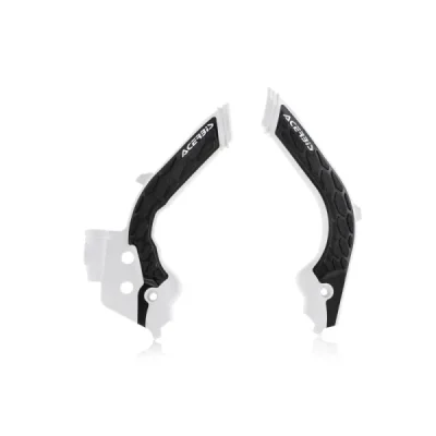 Osłony ramy Acerbis X-Grip Husqvarna Gas Gas biało-czarne (0023600.878)