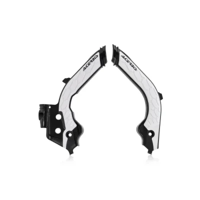 Osłony ramy Acerbis X-Grip Husqvarna Gas Gas czarno-białe (0023600.726)