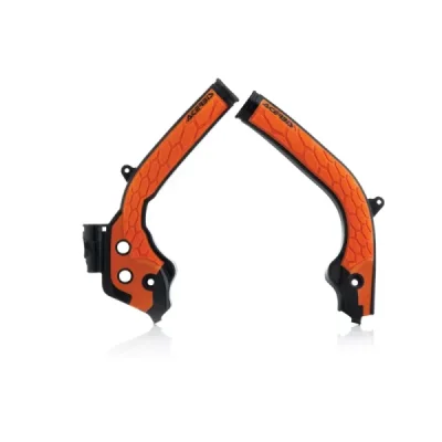 Osłony ramy Acerbis X-Grip KTM SX SXF Husqvarna TC 125 FC 25 350 450 16-20 czarno – pomarańczowe  (0021726.313)