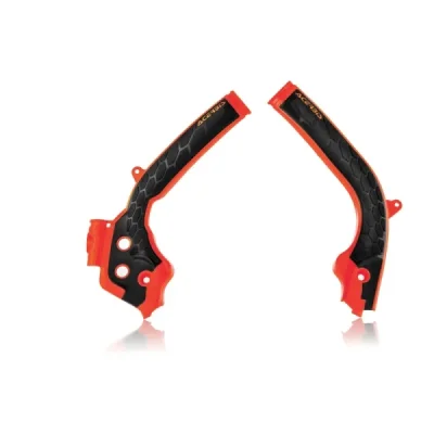 Osłony ramy Acerbis X-Grip KTM SX SXF EXC EXC-F Husqvarna TC 125 FC 25 350 450 16-20 pomarańczowe  (0021726.011.016)