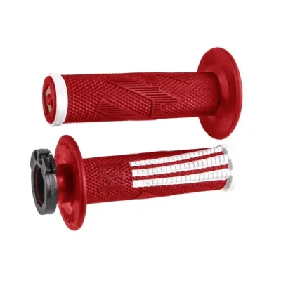 Manetki kierownicy Odi Emig Pro V2 Lock-On z adapterami czerwono-białe - H36EPRW Manetki kierownicy Odi Emig Pro V2 Lock-On z adapterami czerwono-białe - H36EPRW