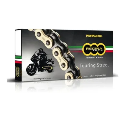 Łańcuch napędowy 530ZRT 108 ogniw Z-Ring touring-street do 1000ccm złoty zakuwka - REGINA
