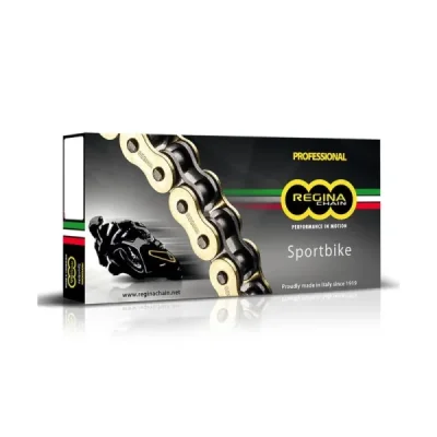 Łańcuch napędowy 137ZRP/00F 525ZRP złoty 120 ogniw z-ring zakuwka do 1300 ccm - REGINA Łańcuch napędowy 137ZRP/00F 525ZRP złoty 120 ogniw z-ring zakuwka do 1300 ccm - REGINA
