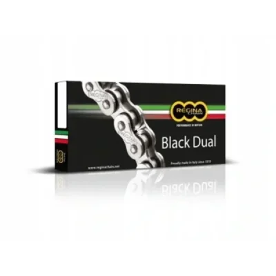 Łańcuch napędowy 520ZRA czarny 118 ogniw Z-Ring dual do 600ccm zapinka+zakuwka - REGINA Łańcuch napędowy 520ZRA czarny 118 ogniw Z-Ring dual do 600ccm zapinka+zakuwka - REGINA