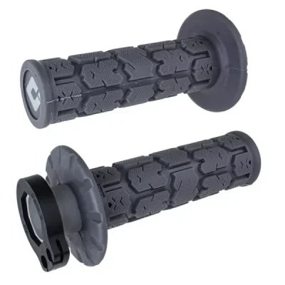 Manetki kierownicy Odi Rouge MX V2 Lock-On z adapterami grafitowe - H36RGH