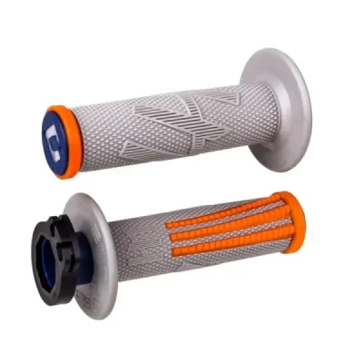 Manetki kierownicy Odi Emig Pro V2 Lock-On z adapterami szaro-pomarańczowe - H36EPGO Manetki kierownicy Odi Emig Pro V2 Lock-On z adapterami szaro-pomarańczowe - H36EPGO