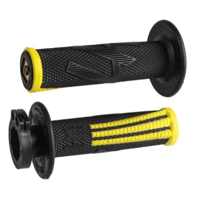Manetki kierownicy Odi Emig Pro V2 Lock-On z adapterami czarno-żółte - H36EPBY Manetki kierownicy Odi Emig Pro V2 Lock-On z adapterami czarno-żółte - H36EPBY