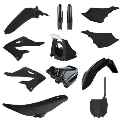 Zestaw plastików Body Kit Polisport + zbiornik i siedzenie czarny - 91573 Zestaw plastików Body Kit Polisport + zbiornik i siedzenie czarny - 91573