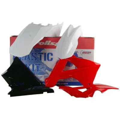 Zestaw plastików Body Kit Polisport biały czerwony czarny (90434) Zestaw plastików Body Kit Polisport biały czerwony czarny (90434)
