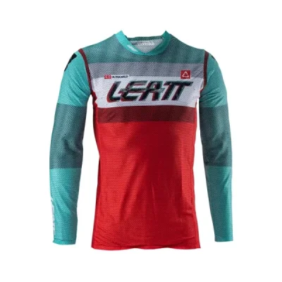 Leatt Koszulka Moto 5.5 Ultraweld Jersey Fuel Niebieski/Czerwony M