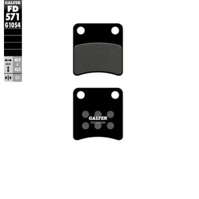 Galfer Klocki Hamulcowe Kh257/2 Półmetaliczne (Parking Brake) Galfer Klocki Hamulcowe Kh257/2 Półmetaliczne (Parking Brake)