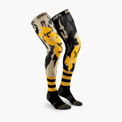 100 Procent Skarpety Wysokie Pod Ortezy Rev Mx Knee Brace Assault Camo/Żółty S/M 100 Procent Skarpety Wysokie Pod Ortezy Rev Mx Knee Brace Assault Camo/Żółty S/M