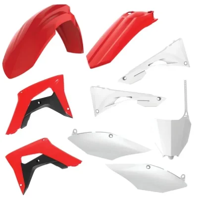 Zestaw plastików Body Kit Polisport czerwony biały - 91331 Zestaw plastików Body Kit Polisport czerwony biały - 91331