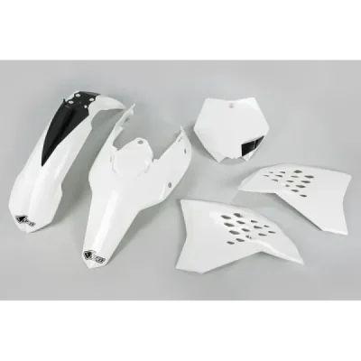 Komplet plastików UFO KTM SX/SXF 07-10 biały (KTKIT506047) Komplet plastików UFO KTM SX/SXF 07-10 biały (KTKIT506047)