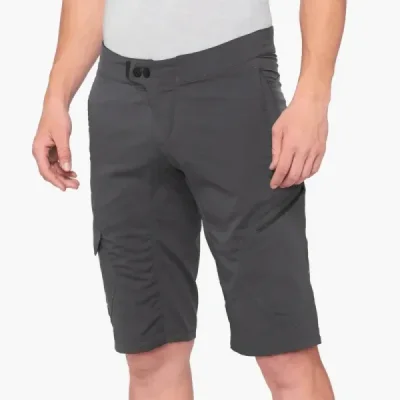 100 Procent Mtb Spodenki Rowerowe Ridecamp Charcoal Szary 32