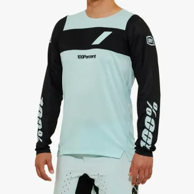 100 Procent Mtb Koszulka Rowerowa R-Core X Le Pale Blue Czarny/Błękitny L 100 Procent Mtb Koszulka Rowerowa R-Core X Le Pale Blue Czarny/Błękitny L
