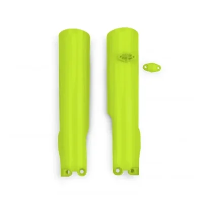 Osłony teleskopów przednich Husqvarna TC/TE/FC/TX/FX/FE żółty fluo UFO Osłony teleskopów przednich Husqvarna TC/TE/FC/TX/FX/FE żółty fluo UFO