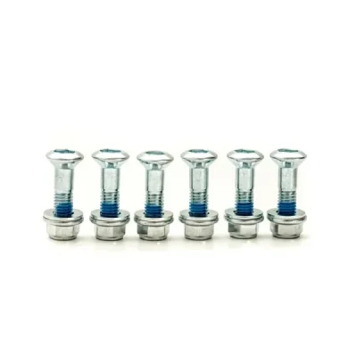 Komplet śrub zębatki tylnej z nakrętkami M8x32mm Accel (SB04) Komplet śrub zębatki tylnej z nakrętkami M8x32mm Accel (SB04)