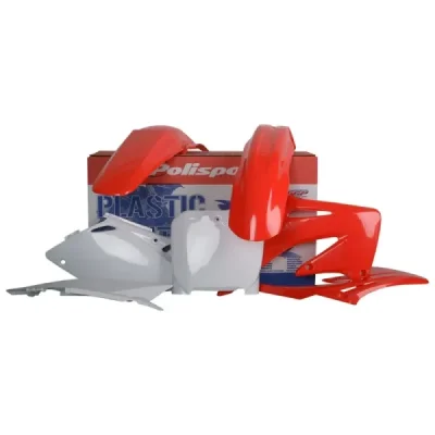 Zestaw plastików Body Kit Polisport czerwony 04 biały (90085) Zestaw plastików Body Kit Polisport czerwony 04 biały (90085)