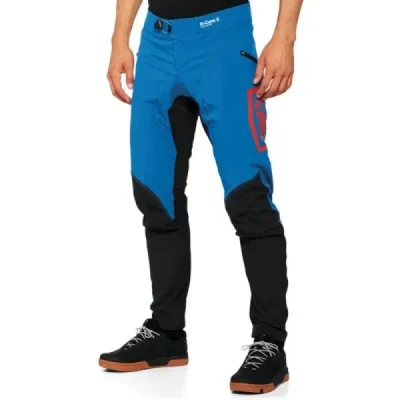 100 Procent Mtb Spodnie Rowerowe R-Core X Slate Blue Niebieski/Czarny 36