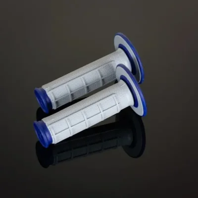 Manetki MX Dual Compound 1/2 Waffle dwuskładnikowe szary/niebieski - RENTHAL