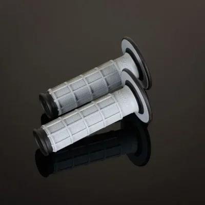 Manetki MX Dual Compound Ful Waffle dwuskładnikowe szary/czarny - RENTHAL Manetki MX Dual Compound Ful Waffle dwuskładnikowe szary/czarny - RENTHAL