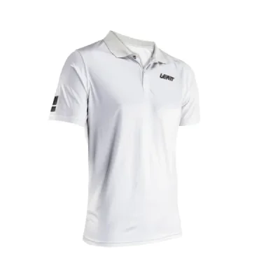 Leatt Koszulka Polo Shirt Team Short Steel Biały Xl (Casual) Leatt Koszulka Polo Shirt Team Short Steel Biały Xl (Casual)