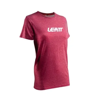 Leatt Koszulka (Damska) Premium T-Shirt Ruby Czerwony M (Casual)
