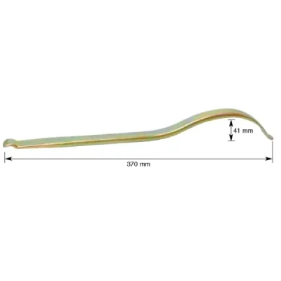 Łyżka do opon wygięta ze stopką 37cm - Buzzetti Łyżka do opon wygięta ze stopką 37cm - Buzzetti