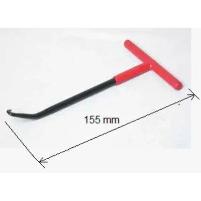 Narzędzie hak do montażu/demontażu sprężyn 155mm - Buzzetti Narzędzie hak do montażu/demontażu sprężyn 155mm - Buzzetti
