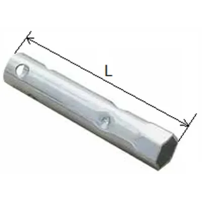Klucz do świec zapłonowych 16mm x 80mm z gumą - Buzzetti Klucz do świec zapłonowych 16mm x 80mm z gumą - Buzzetti