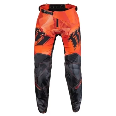 111 Racing Spodnie Moto 111.1 - Rapid Orange Pomarańczowy/Czarny 32