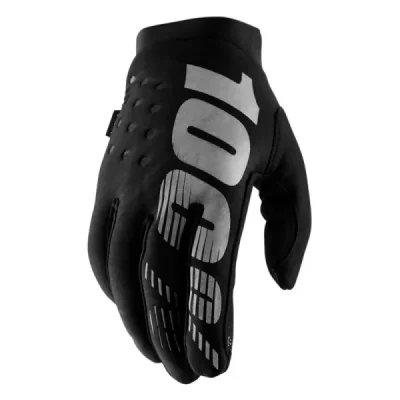 100 Procent Rękawice Cross/Enduro Brisker Youth Junior Softshell Black/Grey Czarny/Szary S 100 Procent Rękawice Cross/Enduro Brisker Youth Junior Softshell Black/Grey Czarny/Szary S