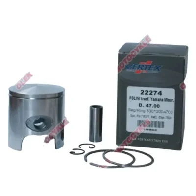 Tłok VERTEX 46.95 mm Polini Minarelli YAMAHA Sworzeń 10 mm (22274) Tłok VERTEX 46.95 mm Polini Minarelli YAMAHA Sworzeń 10 mm (22274)