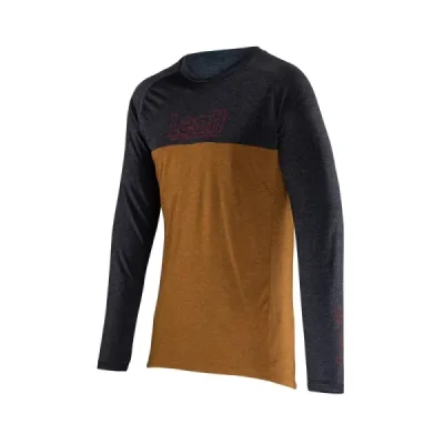 Leatt Koszulka Rowerowa Mtb Gravity 2.0 Jersey Peanut Brązowy/Grafitowy L Leatt Koszulka Rowerowa Mtb Gravity 2.0 Jersey Peanut Brązowy/Grafitowy L