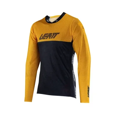 Leatt Koszulka Rowerowa Mtb Gravity 4.0 Jersey Gold Złoty/Czarny L Leatt Koszulka Rowerowa Mtb Gravity 4.0 Jersey Gold Złoty/Czarny L