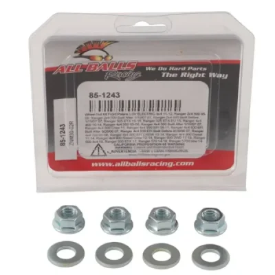 Nakrętki i podkładki koła przedniego/tylnego M10x1.25 Polaris Ranger 325/500/570/700/900 - All Balls