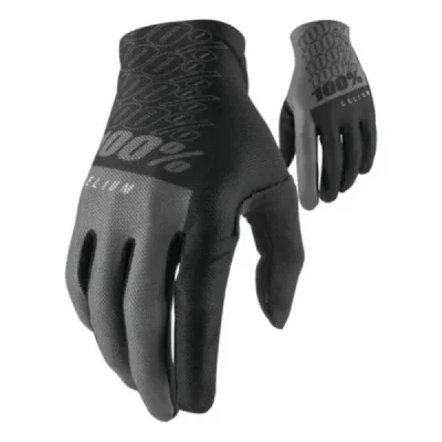 100 Procent Rękawice Cross/Enduro Celium Black/Grey Czarny / Szary L 100 Procent Rękawice Cross/Enduro Celium Black/Grey Czarny / Szary L